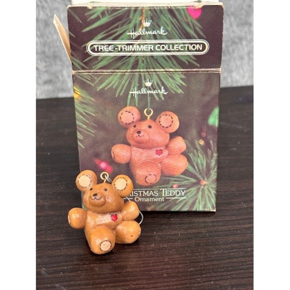 Hallmark Other - Vintage 1980 Hallmark Tree-Trimmer Collection Christmas Teddy Bear Ornament Box